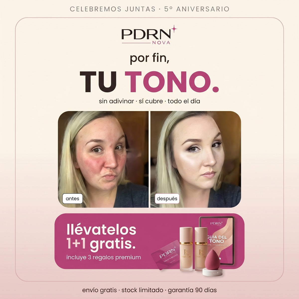 PDRN Luxe por fin tu tono