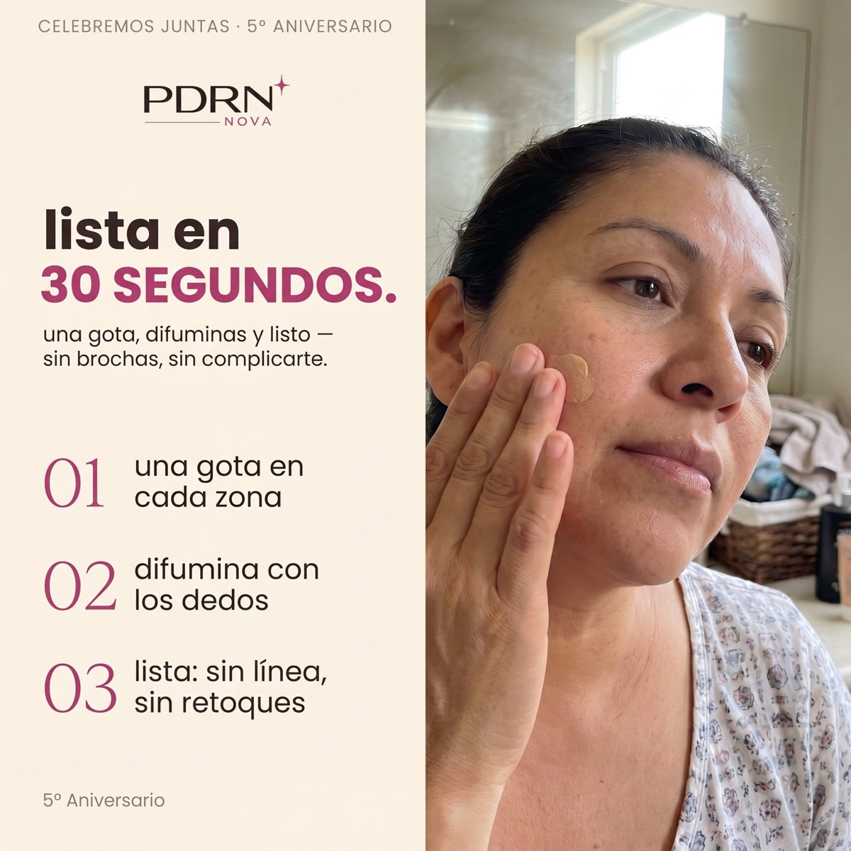 PDRN Luxe aplicacion